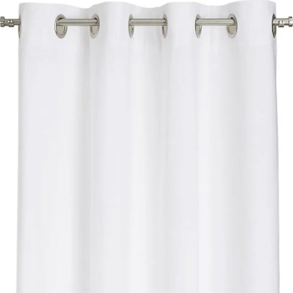 Crate&Barrel Other - Crate and Barrell Solid White Window Curtain Panel 48x96 Wallace Grommet Outdoor